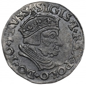 Zygmunt I Stary, Trojak 1538, Gdańsk - PRVSS
