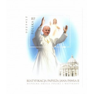 Znaczek Beatyfikacja Papieża Jana Pawła II