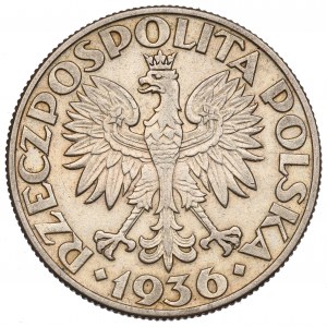 II RP, 5 złotych 1936 Żaglowiec