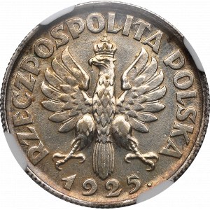 II Republic of Poland, 1 zloty 1925, London - NGC AU Details