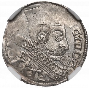 Zygmunt III Waza, Trojak 1599, Bydgoszcz - nieopisany NGC UNC Details