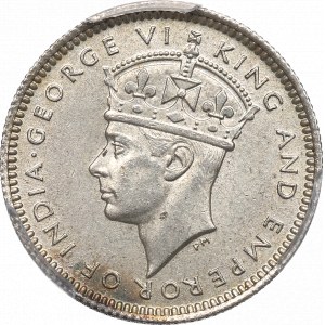Malaje Brytyjskie, 10 centów 1941 - PCGS MS63