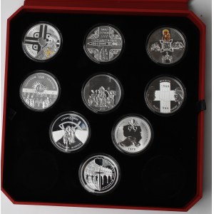 Cameroon, Medal set - silver