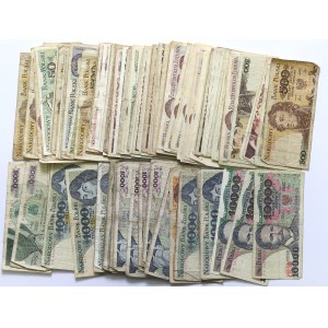 PRL, Zestaw banknotów - ponad 170 sztuk