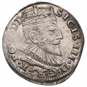 Zygmunt III Waza, Trojak 1592, Wilno - okołomenniczy