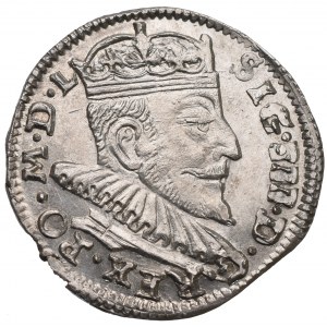 Zygmunt III Waza, Trojak 1592, Wilno - okołomenniczy