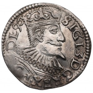 Zygmunt III Waza, Trojak 1596, Wschowa - menniczy
