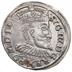 Zygmunt III Waza, Trojak 1596, Wschowa - menniczy