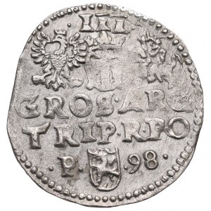 Zygmunt III Waza, Trojak 1598, Poznań