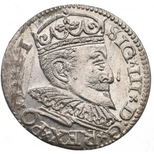 Zygmunt III Waza, Trojak 1596, Ryga - menniczy