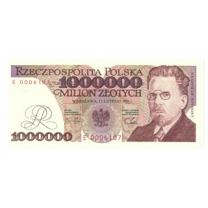 III RP, 1 mln złotych 1991 E