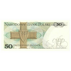 PRL, 50 złotych 1975 BD - NISKI NUMER - 0000178