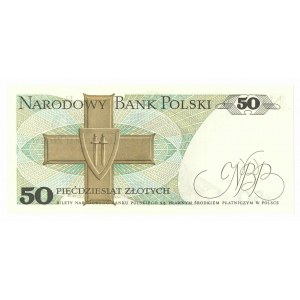 PRL, 50 złotych 1975 BE - NISKI NUMER - 0000191