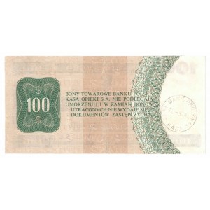 Pewex, Bon Towarowy, 100 dolarów 1979 HK