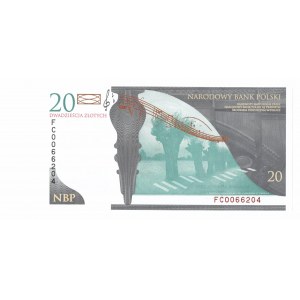 III RP, 20 złotych 2009 - Fryderyk Chopin