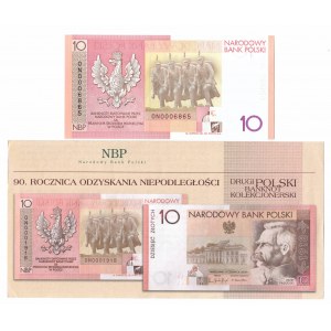 III RP, 10 złotych 2008 - 90 Rocznica Odzyskania Niepodległości