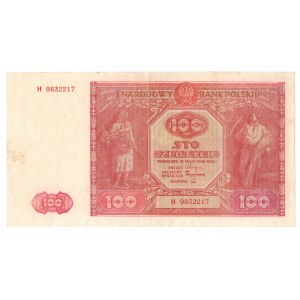 PRL, 100 złotych 1946 H