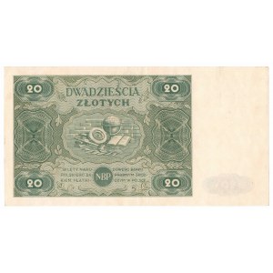 PRL, 20 złotych 1947 B