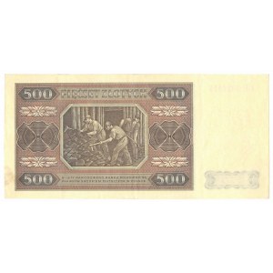 PRL, 500 złotych 1948 CE