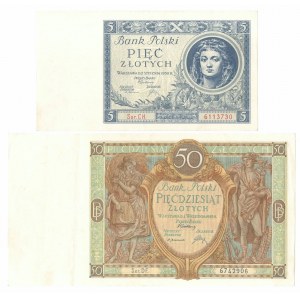 II RP, Zestaw banknotów