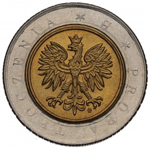 III RP, Próba Tłoczenia 5 złotych 1994 - nominał i orzeł rzadkość