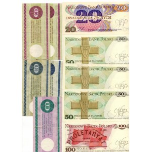 PRL, Pewex, Zestaw bonów i banknotów