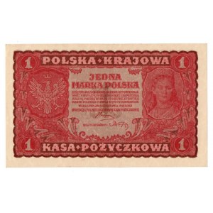 II RP, 1 marka polska 1919 I SERIA LO