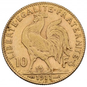 Francja, 10 franków 1911