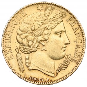 France, 20 francs 1850