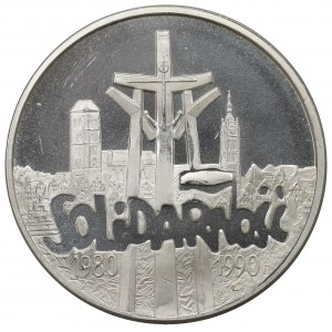 III RP, 100.000 złotych 1990 Solidarność PL