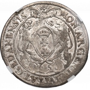 Jan II Kazimierz, Ort 1656, Gdańsk - NGC AU53