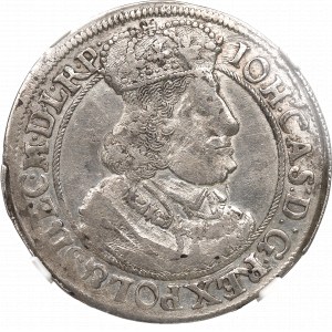 Jan II Kazimierz, Ort 1656, Gdańsk - NGC AU53