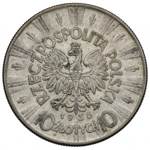 II Republic of Poland, 10 zloty 1936 Pilsudski