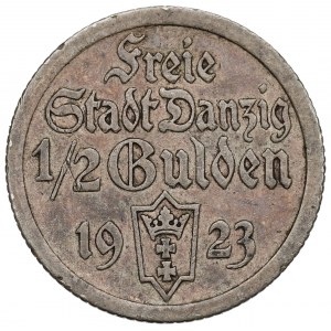 Wolne Miasto Gdańsk, 1/2 guldena 1923