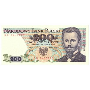 PRL, 200 złotych 1979 BB