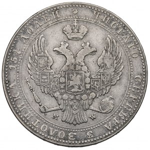 Poland under Russia, Nicholas I, 3/4 rouble=5 zloty 1838 MW