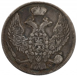 Nicholas I, 30 kopecks=2 zloty 1838 MW