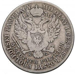 Kingdom of Poland, Nicholas I, 5 zloty 1830