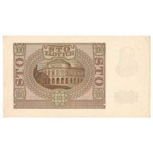 GG, 100 złotych 1940 B - Fałszerstwo z epoki ZWZ