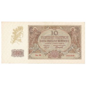 GG, 10 złotych 1940 rzadsza seria M