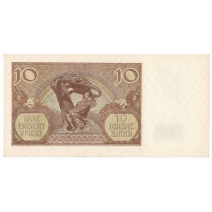 GG, 10 złotych 1940 rzadsza seria M