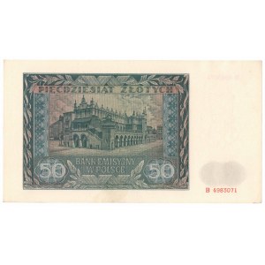 GG, 50 złotych 1941 B