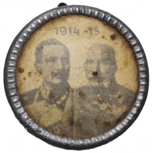 Niemcy(?), Broszka patriotyczna Franciszek i Wilhelm