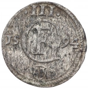 Germany, Preussen, Georg Friedrich, 3 denarii 1594, Konigsberg