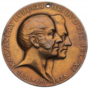 Polska, medal 100-lecie Banku Polskiego 1928, Warszawa