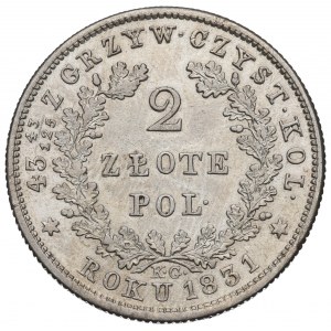 November Uprising, 2 zloty 1831