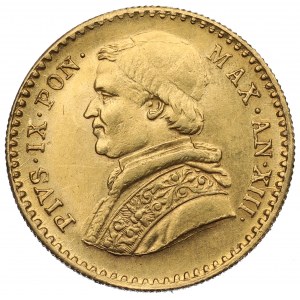 Vatican, Pius IX, 2,5 scudi 1858