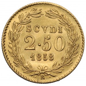 Watykan, Pius IX, 2,5 scudi 1858