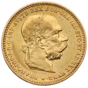 Austro-Hungary, 10 coron 1896