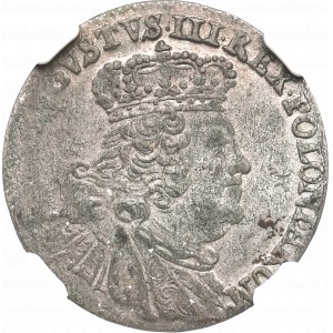 Augustus III. Sachsen, Sechster Juli 1755, Leipzig - NGC AU55